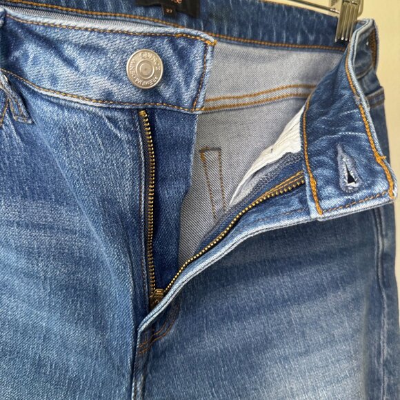 Quince Women's Straight Leg Blue Jeans - Picture 8 of 16